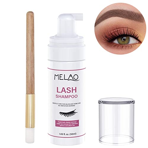 Eyelash Foaming Cleanser Shampoo for Extensions
