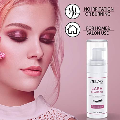 Eyelash Foaming Cleanser Shampoo for Extensions
