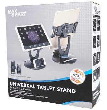 Large Rotating Commercial Tablet Stand, Swivel Base