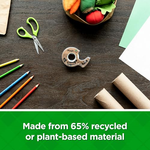 Scotch Double Sided Tape, 0.5 in. x 400 in., 2 Dispensers/Pack