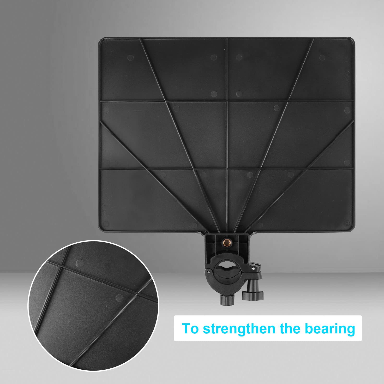 Microphone Stand Clamp-On Rack Tray Holder for Mic Stands