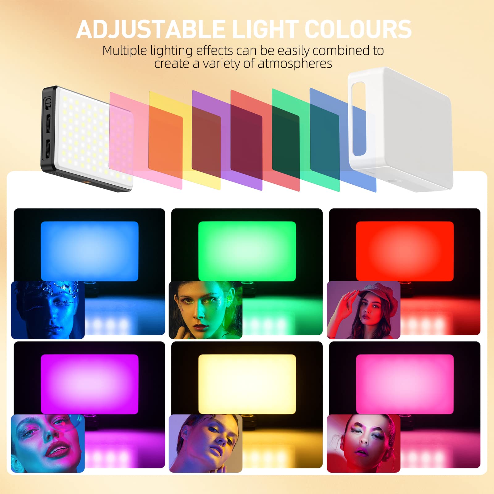 120 LED Phone Light, Selfie Light, Adjusted 3 Light Modes